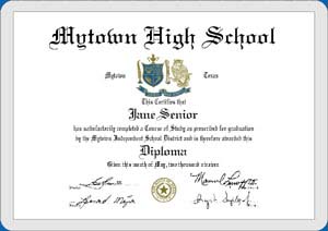 Miniature Diploma, a Keepsake Forever