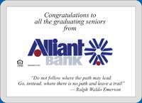 congratulate each graduate with your company's message